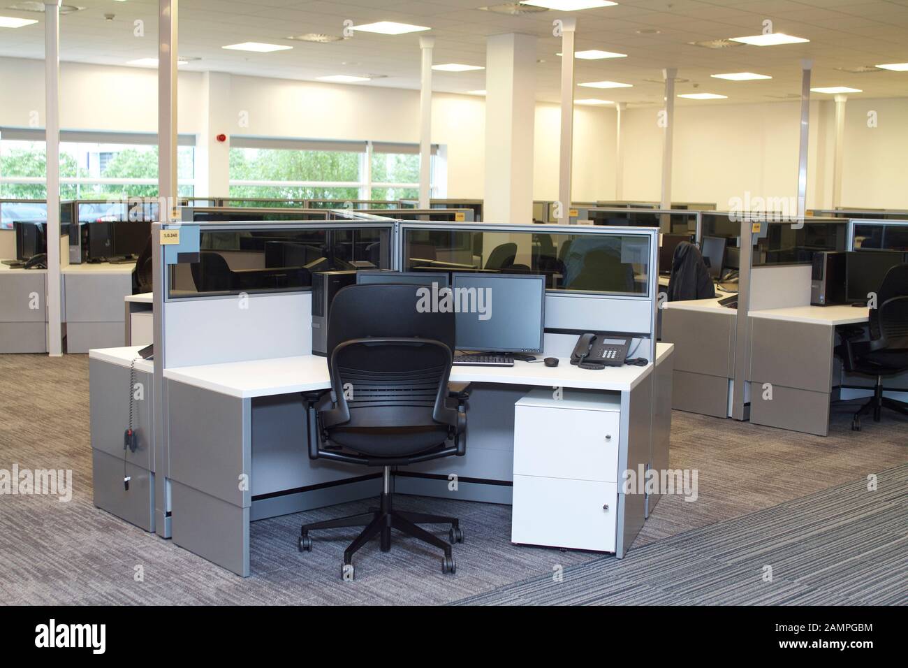 Leeren Büro Interieur. Stockfoto