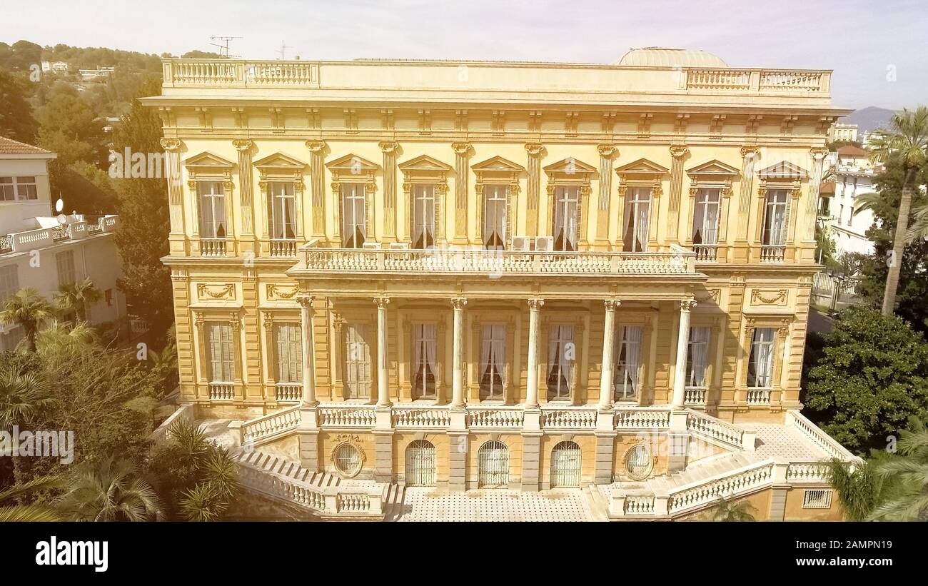 Museum Der Schönen Künste in Nizza, Frankreich, Gemäldesammlung, Wahrzeichen Stockfoto