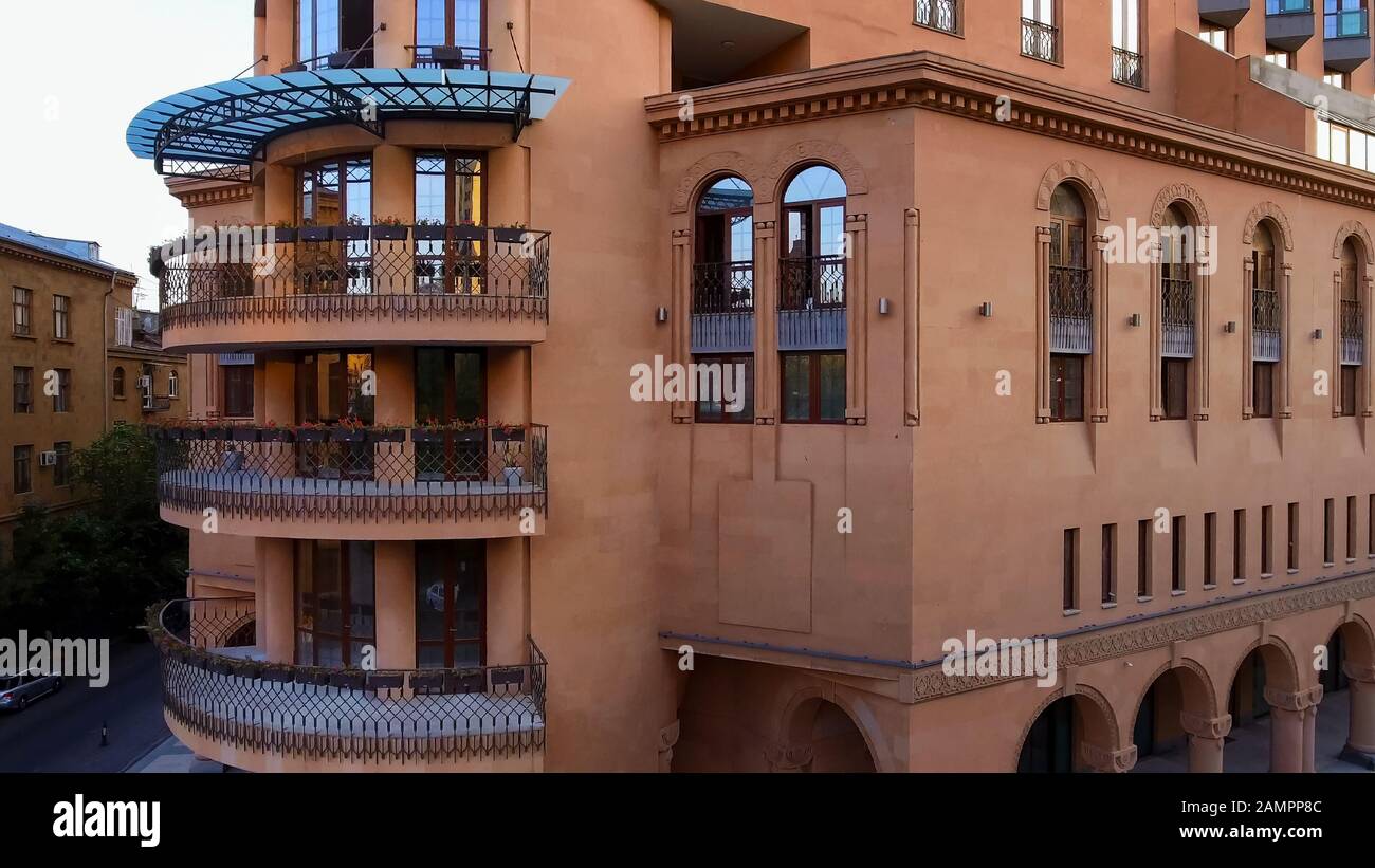 Luxury Apartment Complex in Jerewan, Armenische Immobilien zu mieten, Luftbild Stockfoto