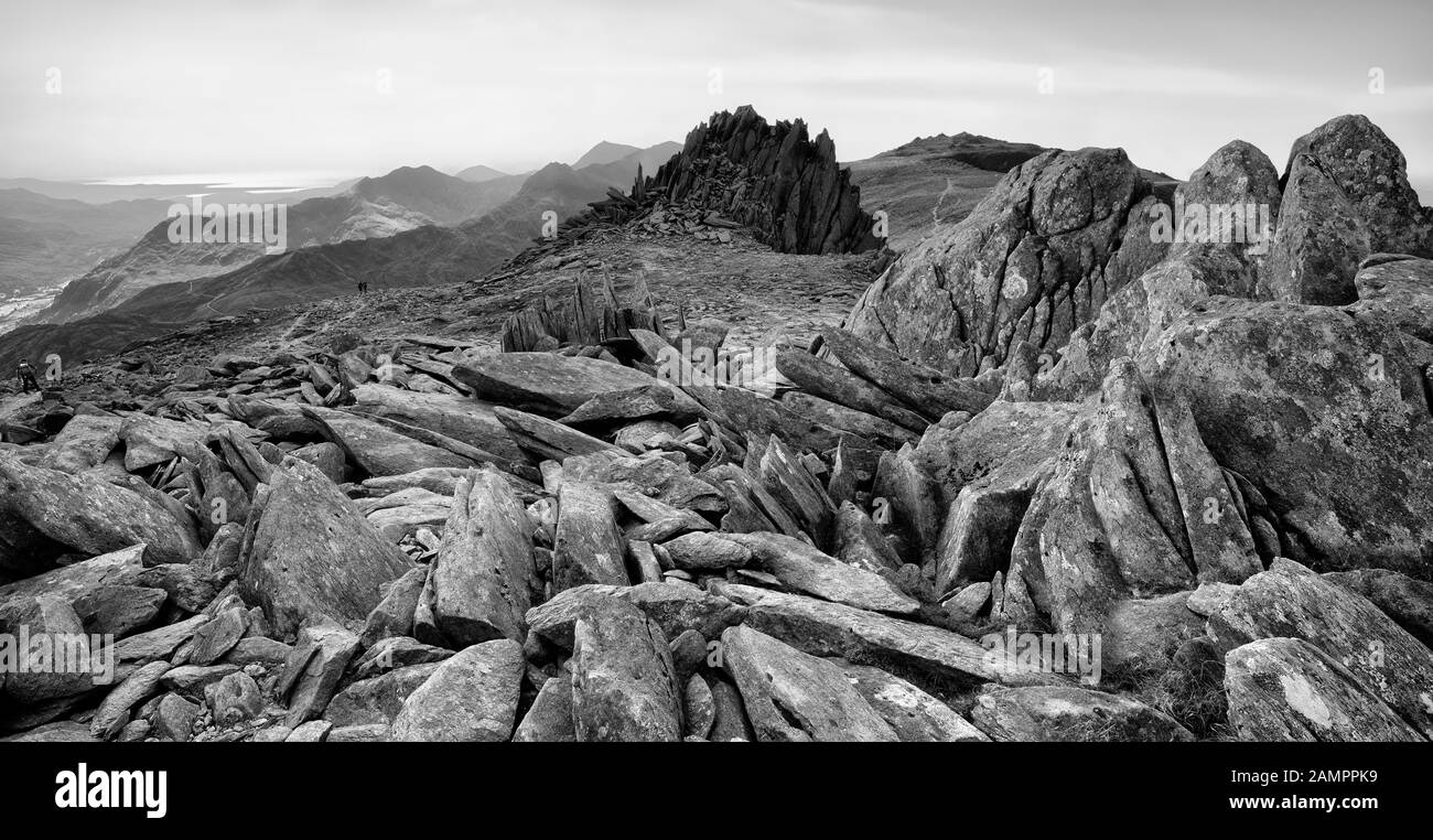 Schloss der Winde, Glyder Fach, Snowdonia, Wales (4) Stockfoto