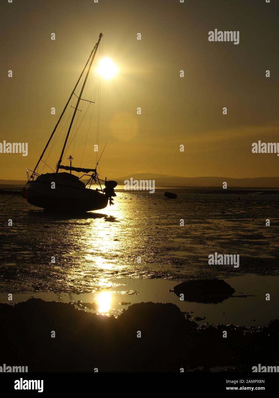 Morecambe Bay im Lake District Stockfoto