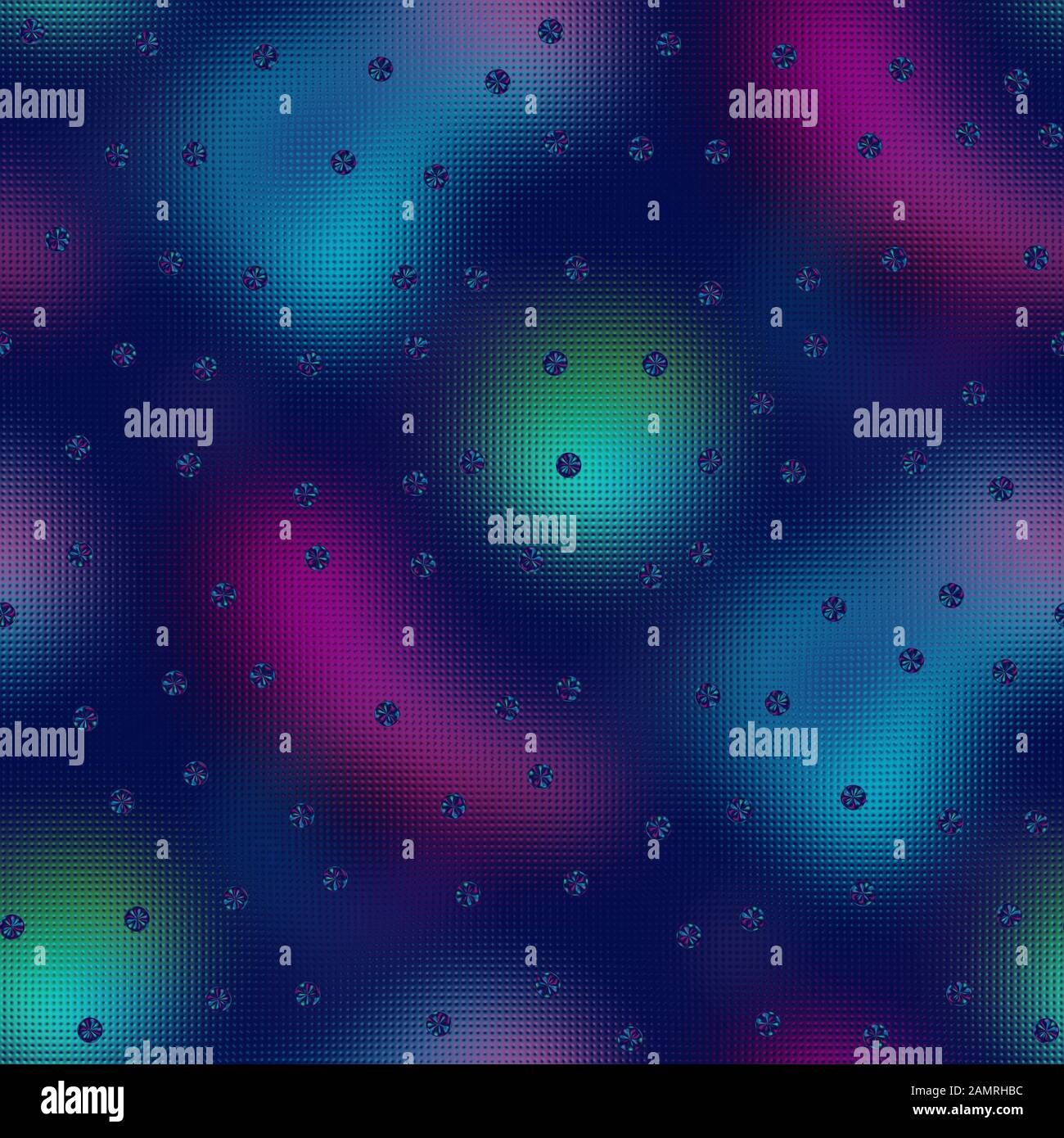 Lebendiges verschwommenes technologisch lebendiges Farbglas Stockfoto