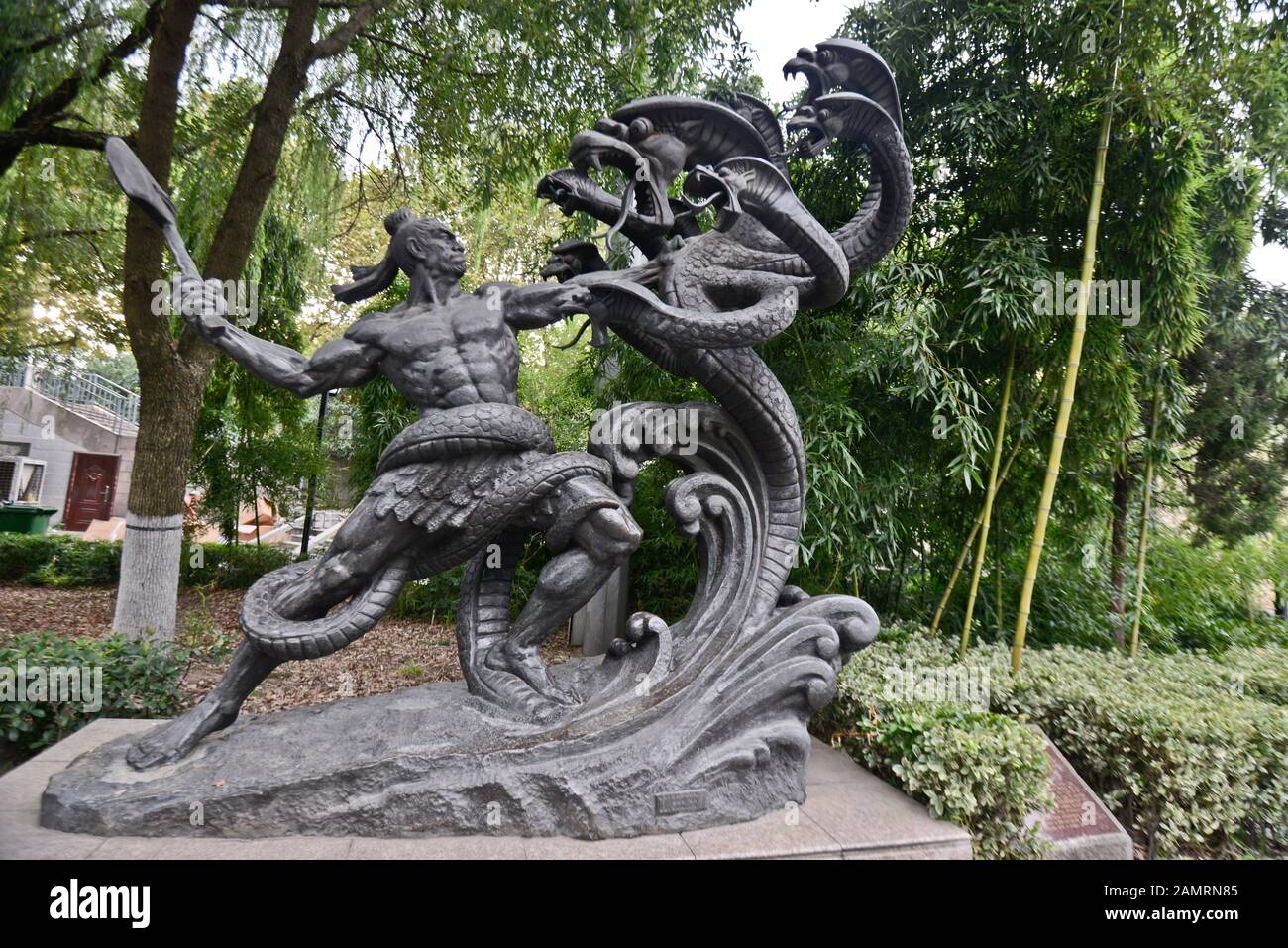 Dayu Myth Park. Wuhan, China Stockfoto