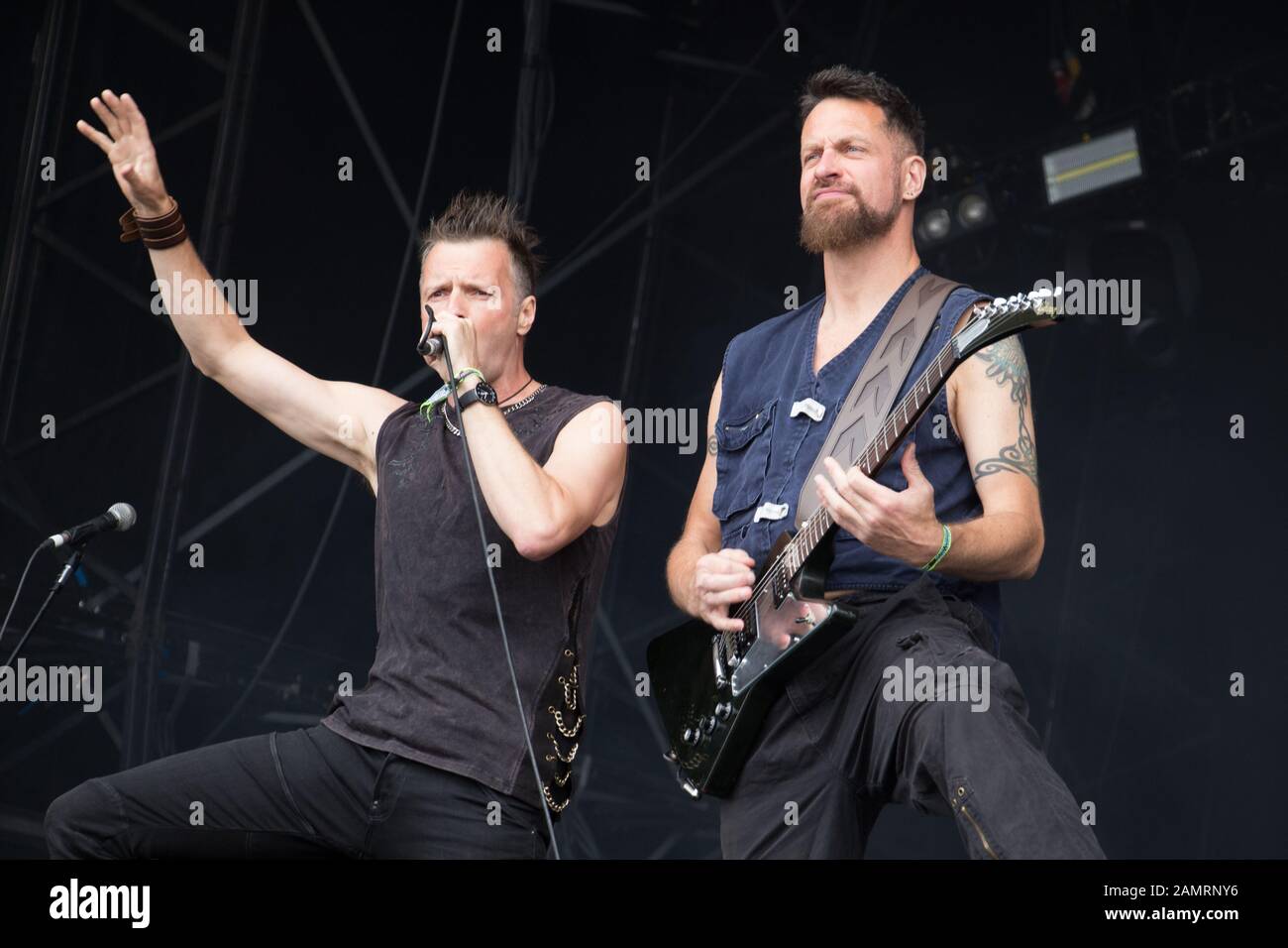 Kill II Dies live auf dem Bloodstock Open Air Festival 2016 Stockfoto