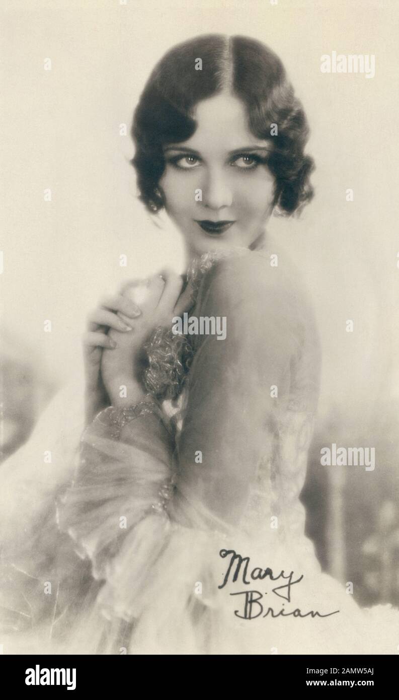 Schauspielerin Mary Brian (1906-2002), Head and Shoulders Publicity Portrait, 1920er Jahre Stockfoto