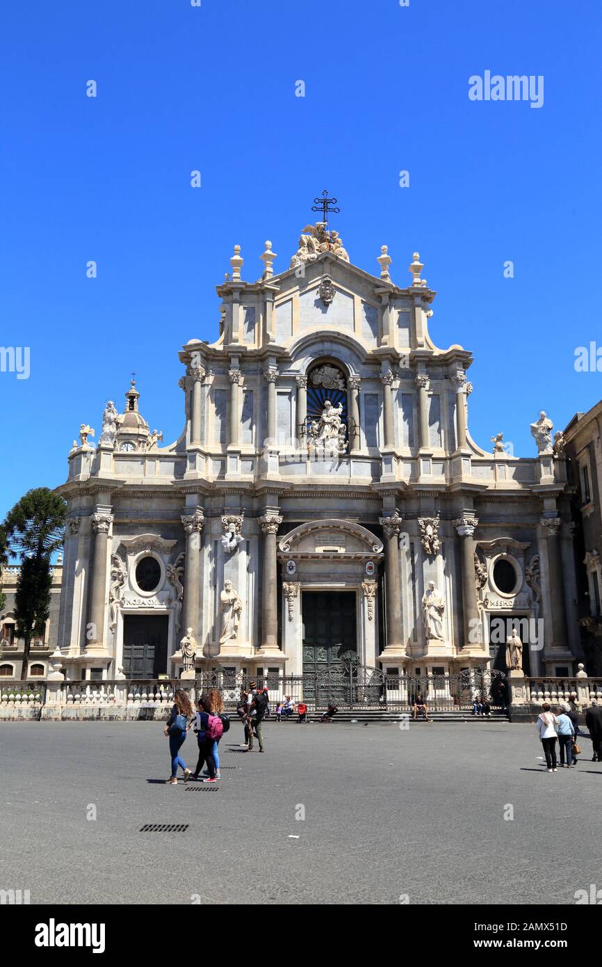 Catania Kathedrale. Dom von Catania. Cattedrale di Sant'Agata Stockfoto