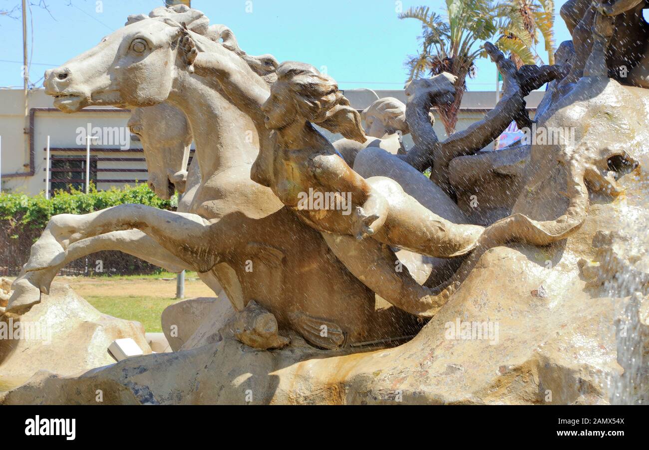 Fontana di Proserpina, Catania Stockfoto