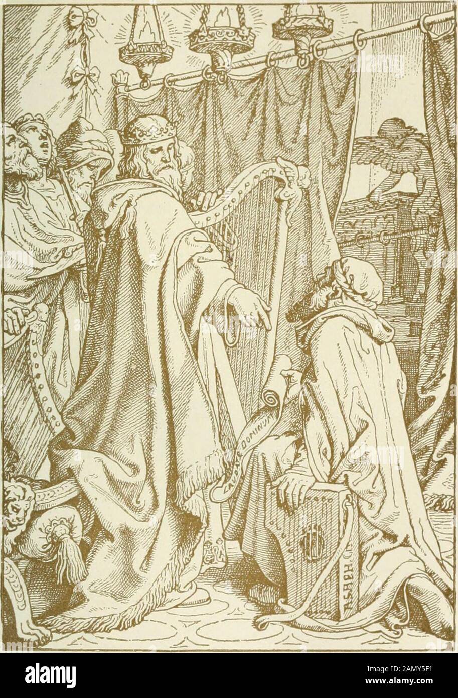 King David With Harp Stockfotos King David With Harp Bilder