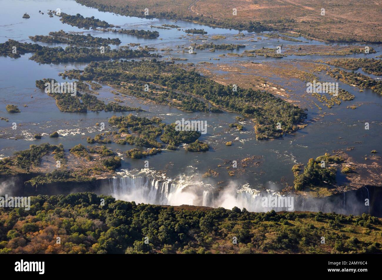 Simbabwe, Viktoriafälle Stockfoto