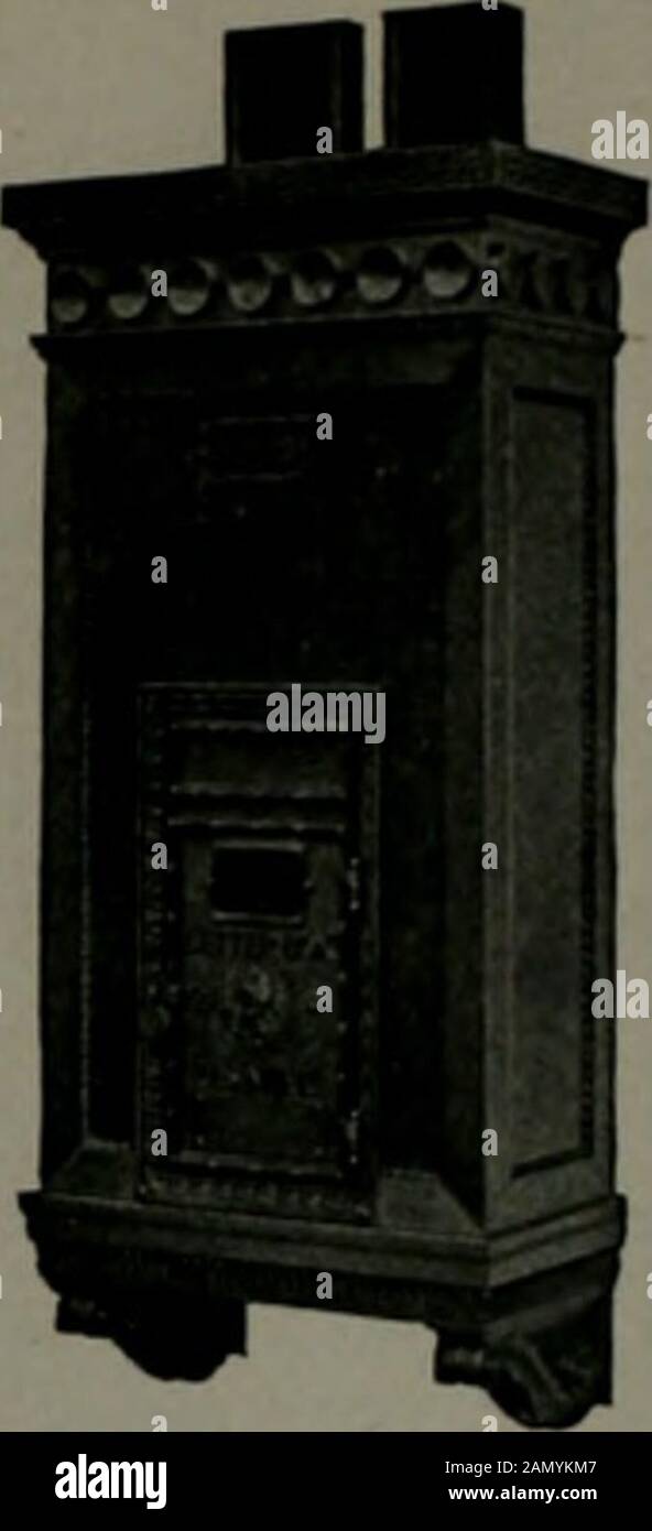 Der Architekt und Ingenieur von Kalifornien und der Pazifikküste. INSTALLIERT IM NEUEN SAN FRANCISCO RATHAUS UND DEM WEISSEN MARBLE MERRITT GEBÄUDE, LOS ANGELES PACIFIC INTERNA-TTONAL EXPOSITION, 2001. Vertreten an der Pazifikküste durch United StatesMetal Products Co. 525 Market Street SAN FRANCISCOAgents für California und OregonF. T. CROWE & CO.-SeattleAgents für Washington. American Mailing Device Corporation BIGLEYS CurtainsDecorated Lami)Sand PotteryFine Upholsteredand PeriodFurn iture 498 GEARY STREETSan Francisco, Cal. Telefon: Franklin 5919 Der Cutler Mail Chute. Mall Box-L. C. Smith Bui Stockfoto