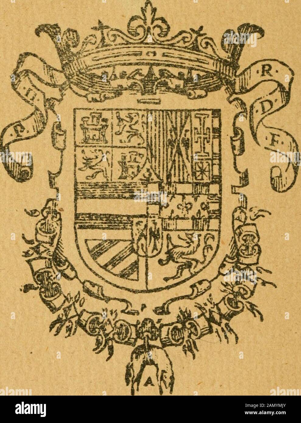 Recebimiento qve hizo la mvy noble y muy leal ciudad de Seuilla . fe N 5 blan^ RBCEB1MI15NT0 blanqueo toda de arriba a baxo,y entila fe pupor el lado que nio/ ftrauaalosquecnrauanjVn Temondo a, Vrencro relícarío^, vo. S. C# para declarar la veneración y ofre^ fcímfcnto^ que hai^/a la Feuerra de Scuil!a,conprouiíion del Sena do y Cabildo dcfía ciudad" Bñaua dentro vna o^ ¿tauarimaafsícn cafíellano* f:.LA DEL REY N. S. SO" CLA SIERRA, ^AquiU fcrtit fierra ác Seuilld^Mdc^nmmó fenor^toiá fe cfrtfccQíi^^qukrds con fus dones admitilld,Futs ¡urd tu fcruicio ELU Stockfoto