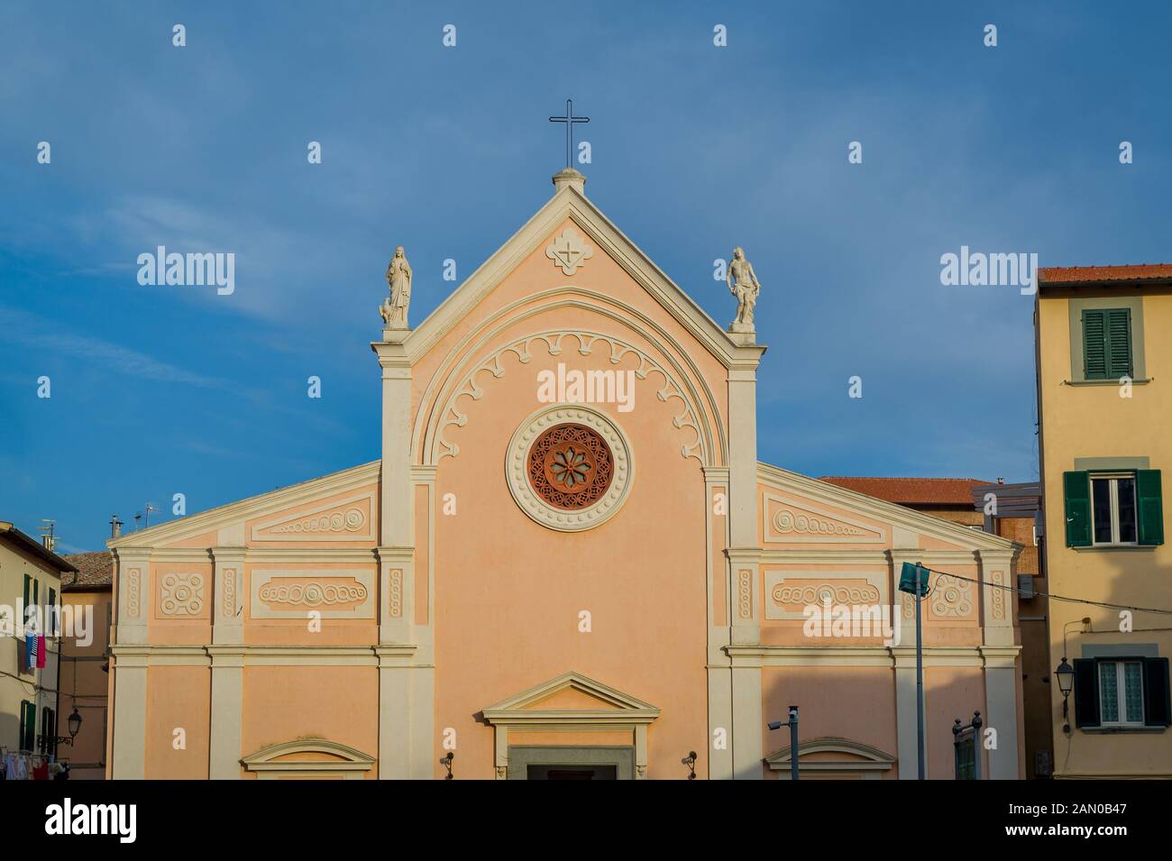 Nativita Beata Vergine Maria Kirche in Portoferraio, Insel Elba, Italien Stockfoto