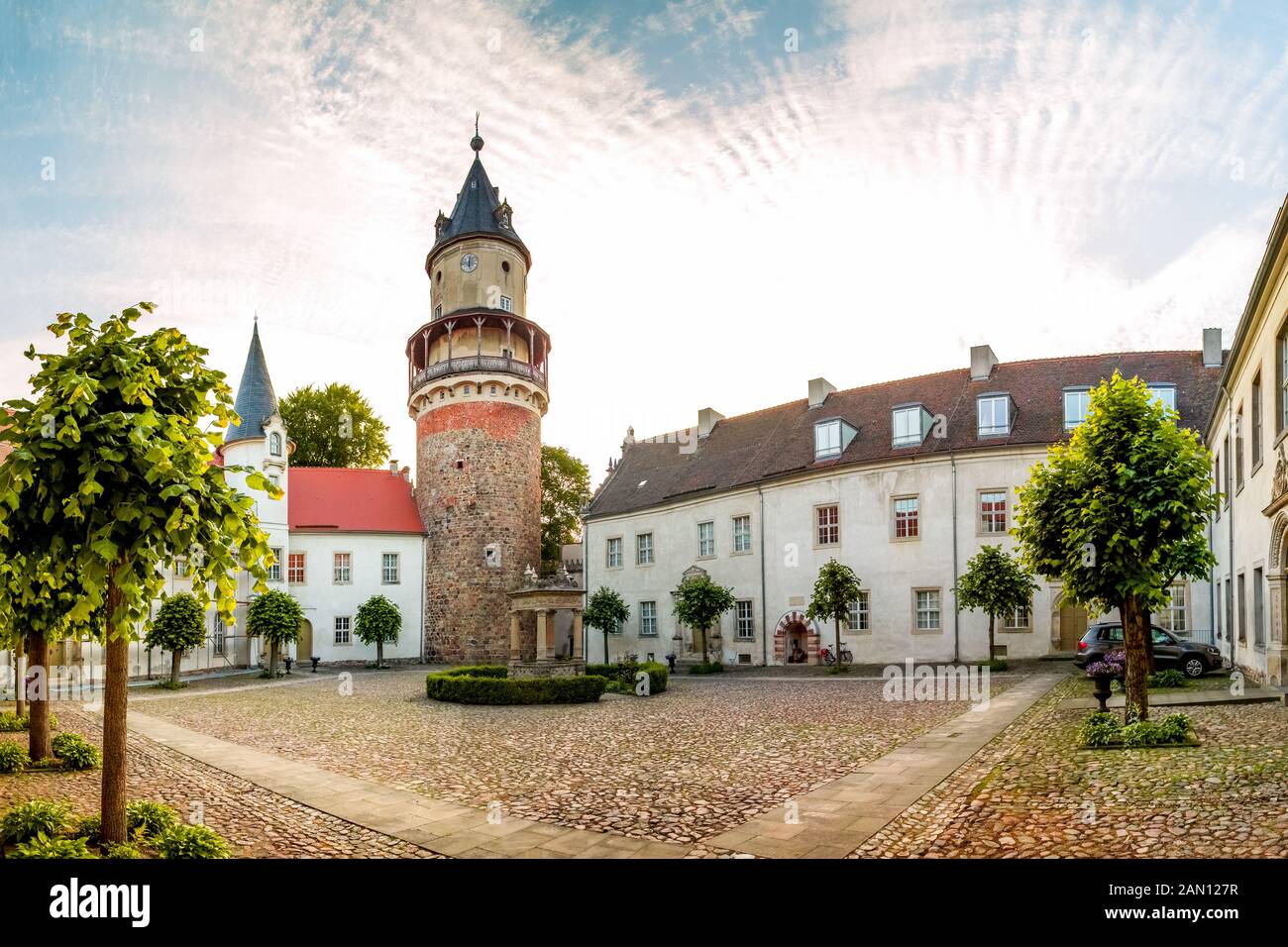 Schloss Wiesenburg Mark, Brandenburg, Deutschland Stockfoto