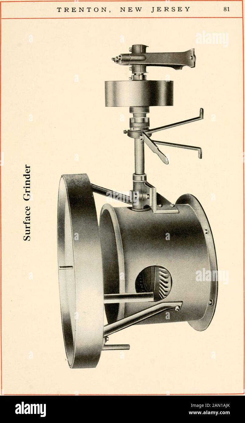 Die Crossley Machine Co(Incorporated), Hersteller von Ton-Arbeitsmaschinen: Keramik, elektrisches Porzellan, Fliesenherstellung, Tonwaschanlage und Tiegelmaschinen. . ng abgenutzt, oder die Oberfläche wird unregelmäßig, es ist nicht notwendig, auf die großen Kosten zu gehen, wenn man wieder weg ist. Wir haben dafür eine auf dem Tisch verschraubte Lichtplatte vorgesehen, die bei Verschleiß auf sehr geringen Kosten ausgetauscht werden kann. Die Verzahnung ist in den Eisenboden der Maschine eingeschlossen und hält so den gesamten Sand und den Schmutz von den Arbeitsteilen ab. Sie dient zum Schleifen von Stückchen Ware durch die Aktion Stockfoto