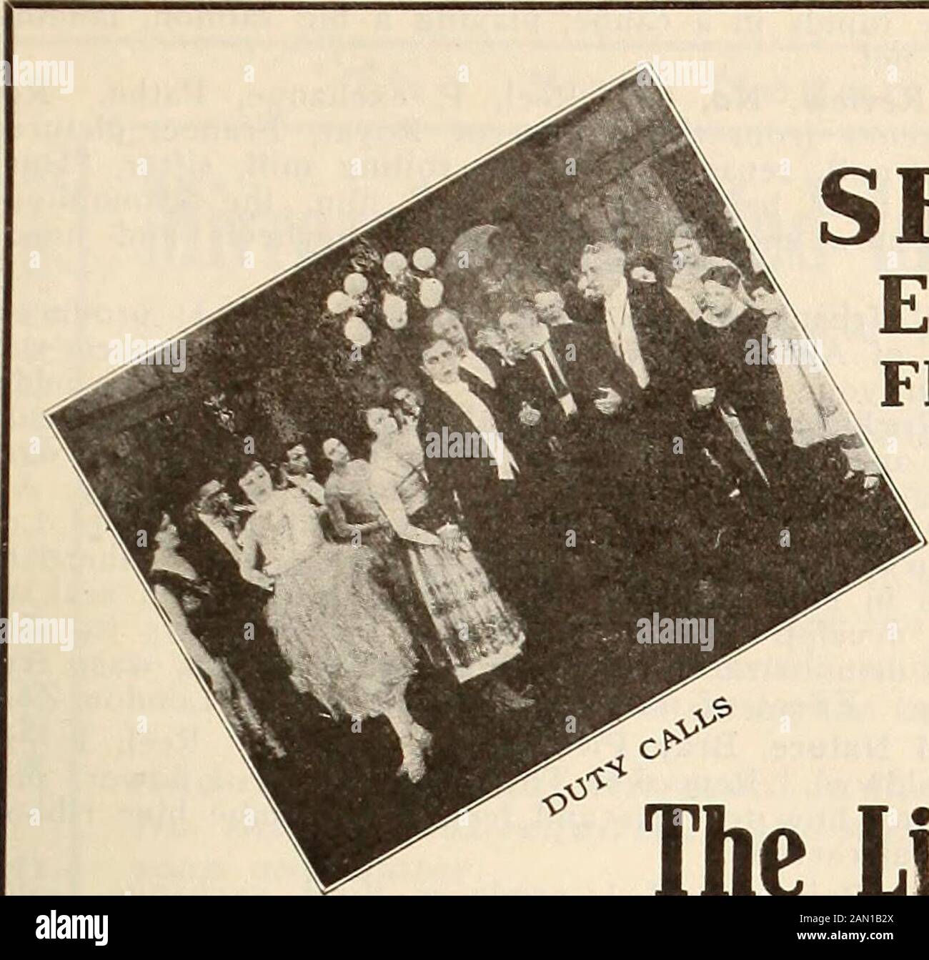 Alter des bewegten Bildes (1920) . o. 13. Reel, 1; Producer, Kineto Co. Of America, New York (Write Producer for ex-change in your state). Bemerkungen: Viev/s aus England; Sägewerk in Westkanada, Kastenfabrik, Boxenfabrik, Maschineninbetriebnahme; Bilder von Hunden und Welpen, Packung mit englischen Foxhounds, Fuchsterrier, pomeranisch, irischer Setter, Windhunde, Es-kimo-hunde, russische Wolfshunde. Englischer Schafhund, Americanbull Terrier. Saint Bernard, Chinese Chow, Mexikanischer Haarlesshund, Scotch Terrier, Belgischer Hund usw. Charles Urbans Movie Chats, Nr. 18. Reel, 1; Producer, Kineto Co. Of America, New York (Produktion schreiben Stockfoto