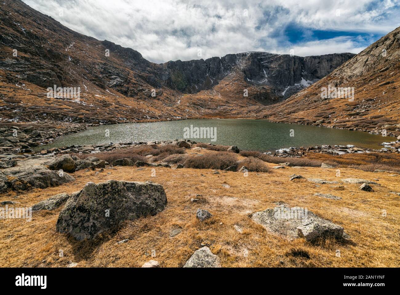 Summit Lake in der Mount Evans Wilderness, Colorado Stockfoto