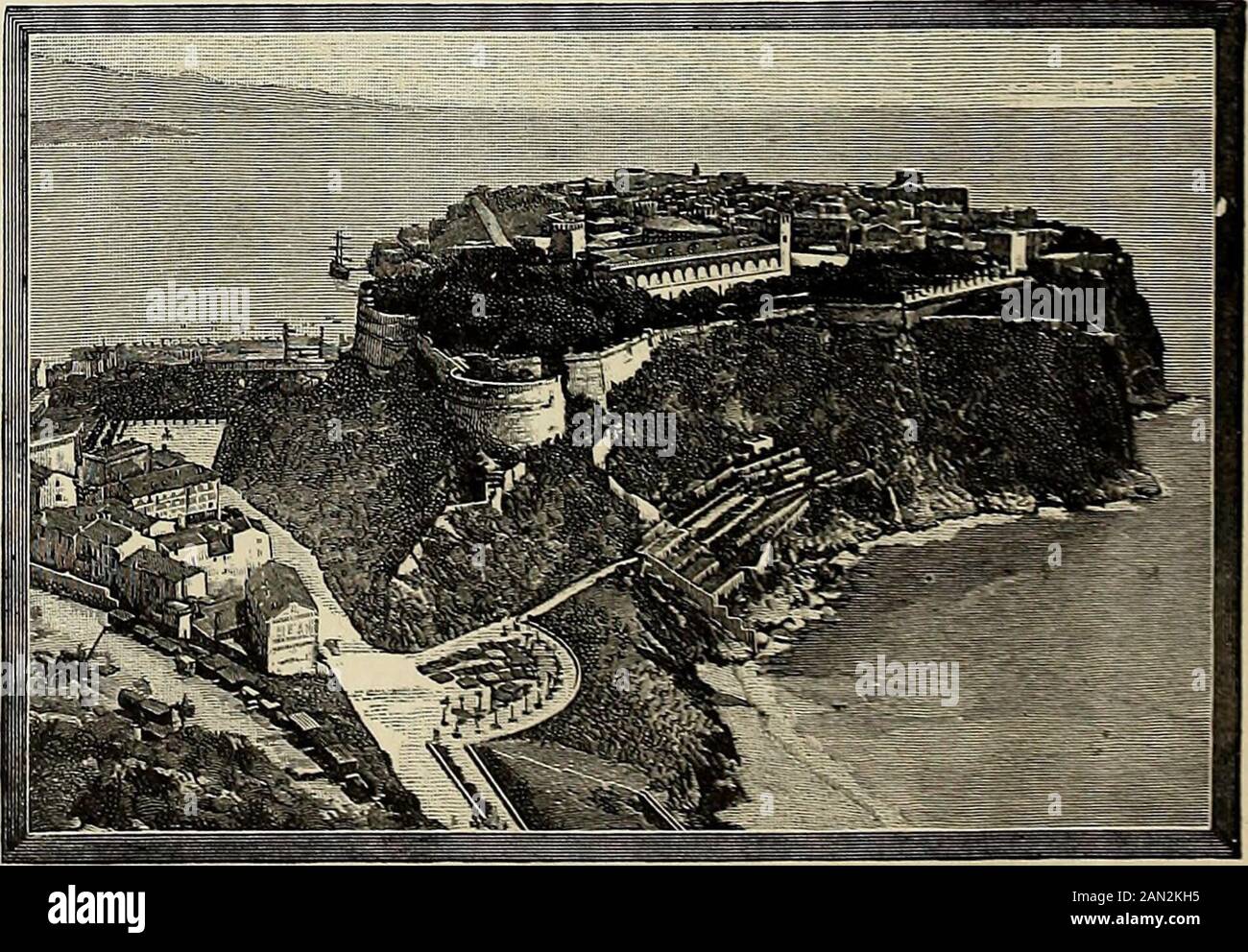 Die Halbinsel erstreckt sich bis ins Meer. Der Körper der Halbinsel besteht aus einer Felsmasse von etwa 3 km und einem Halflong, der als Bock von Gibraltar bekannt ist. Dieser Bock war einst Aninsel, aber sandiger Abfall füllte sich in der Meerenge an seinem nördlichen Ende, und nun vereint ein flacher Hals den Bock mit dem Festland. Viele der Reservoirs wurden vor Jahrhunderten von den Mauren gebaut. Diese Ebene ist von den Alpen und den Apenninen, von Überschwemmungen und Delta-Ebenen. Der schmelzende Schnee und das Eis in den Hochalpen ernähren viele der ThePo-Zweige. Einer davon fließt von einem Gletscher auf dem Mont-Blanc. Entlang der nördlichen Grenze der Pla Stockfoto