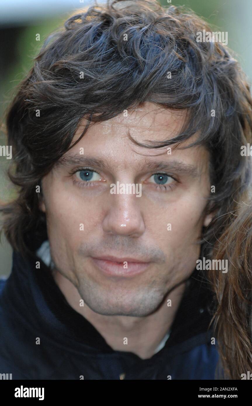 Mailand Italien 27/11/2006 Fotositzung von Take That vor der Pressekonferenz: Jason Orange Stockfoto