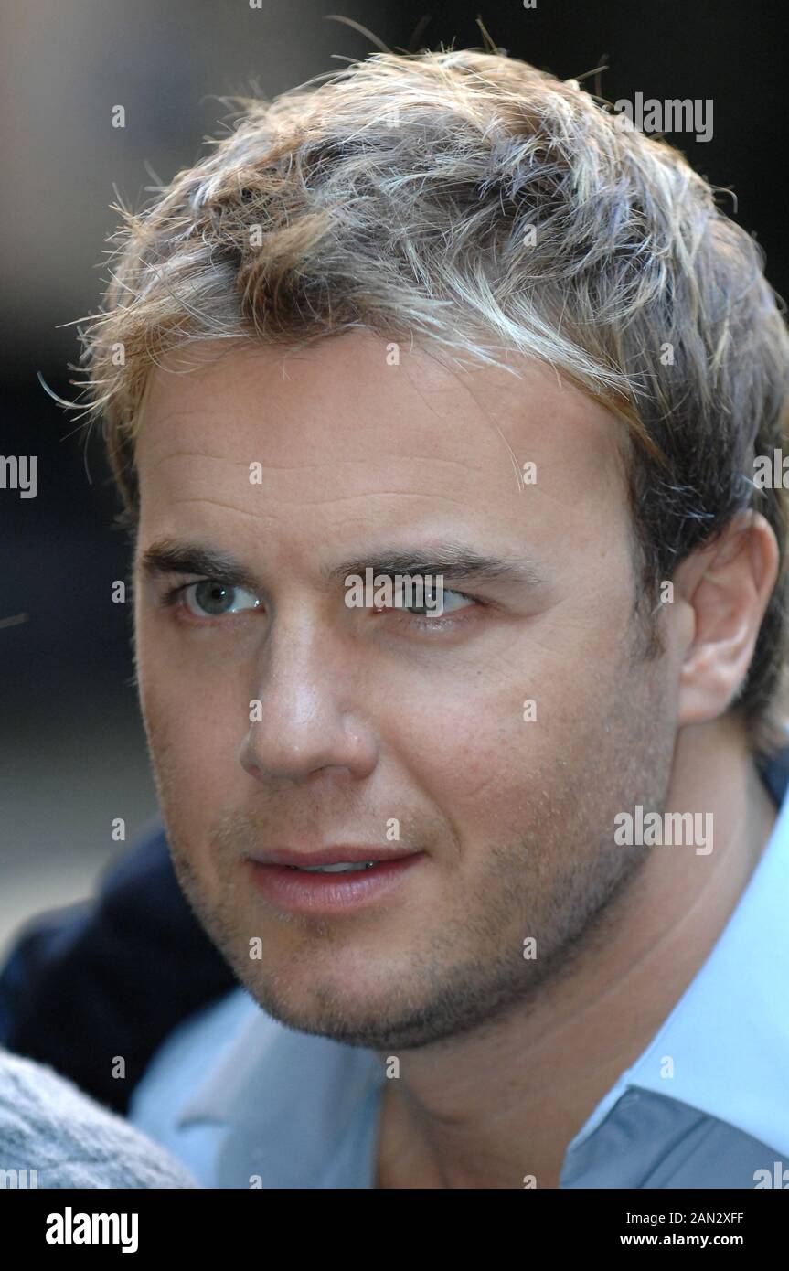 Mailand Italien 27/11/2006 Fotositzung von Take That vor der Pressekonferenz:Gary Barlow Stockfoto