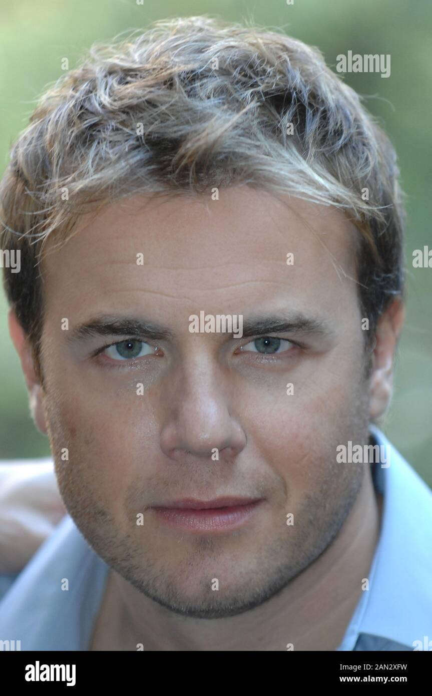 Mailand Italien 27/11/2006 Fotositzung von Take That vor der Pressekonferenz:Gary Barlow Stockfoto