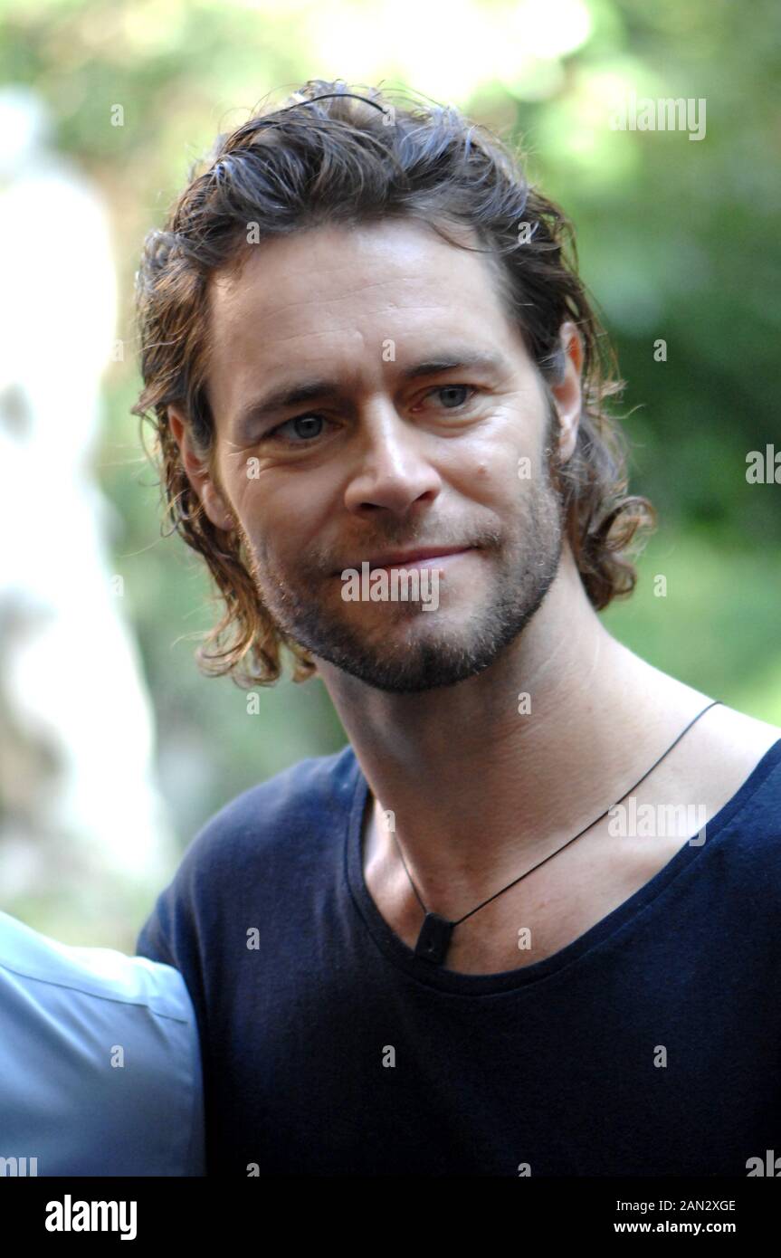 Mailand Italien 27/11/2006 Fotosession von Take That before the Press Conference: Howard Donald Stockfoto