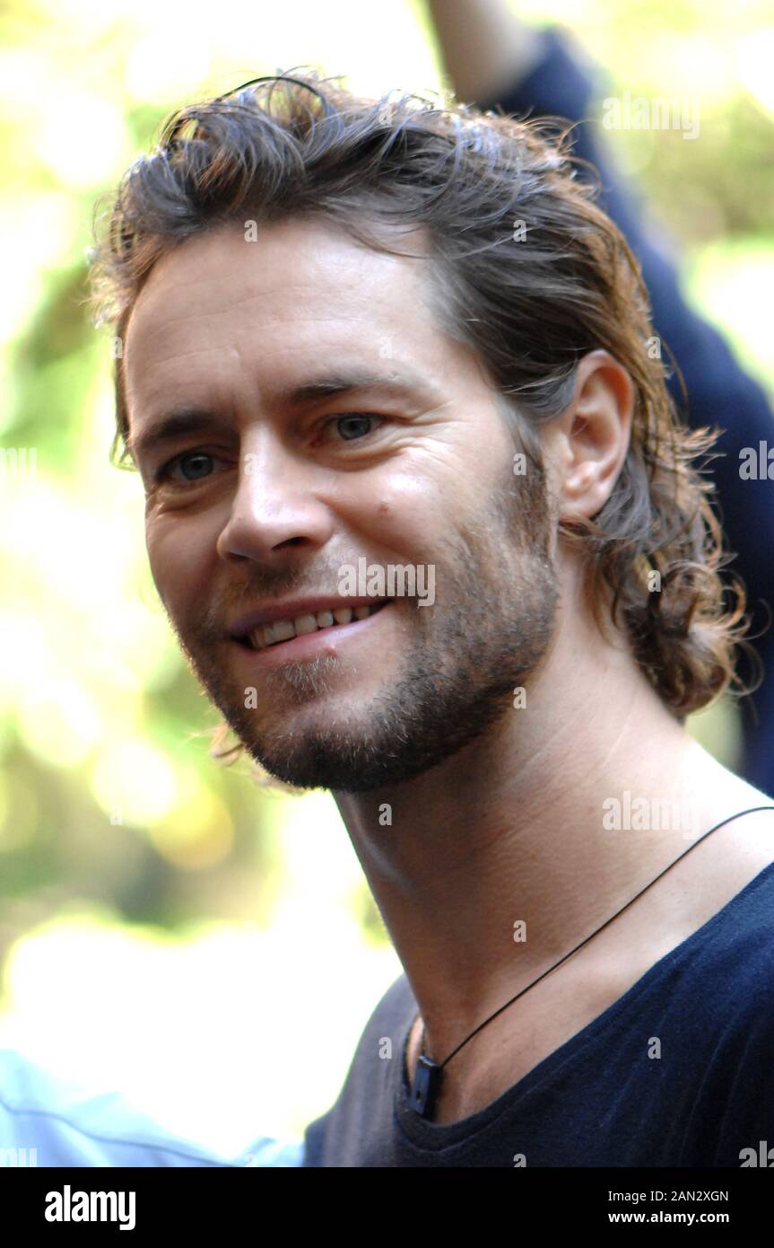 Mailand Italien 27/11/2006 Fotosession von Take That before the Press Conference: Howard Donald Stockfoto