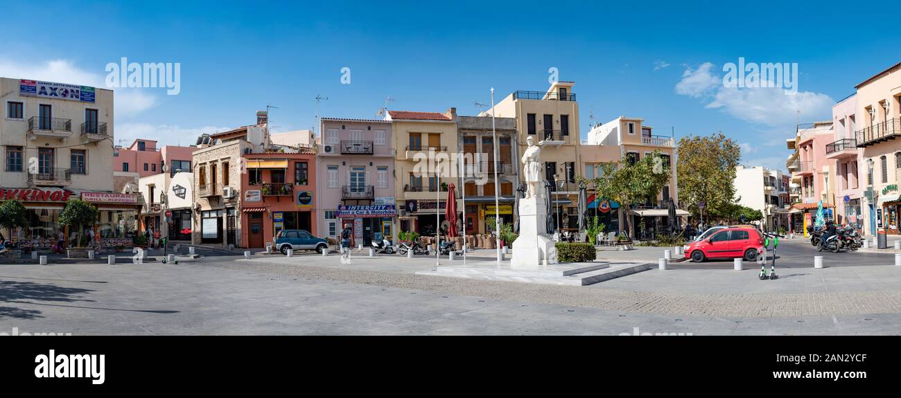 Platz des unbekannten Soldaten - Rethymno Stockfoto