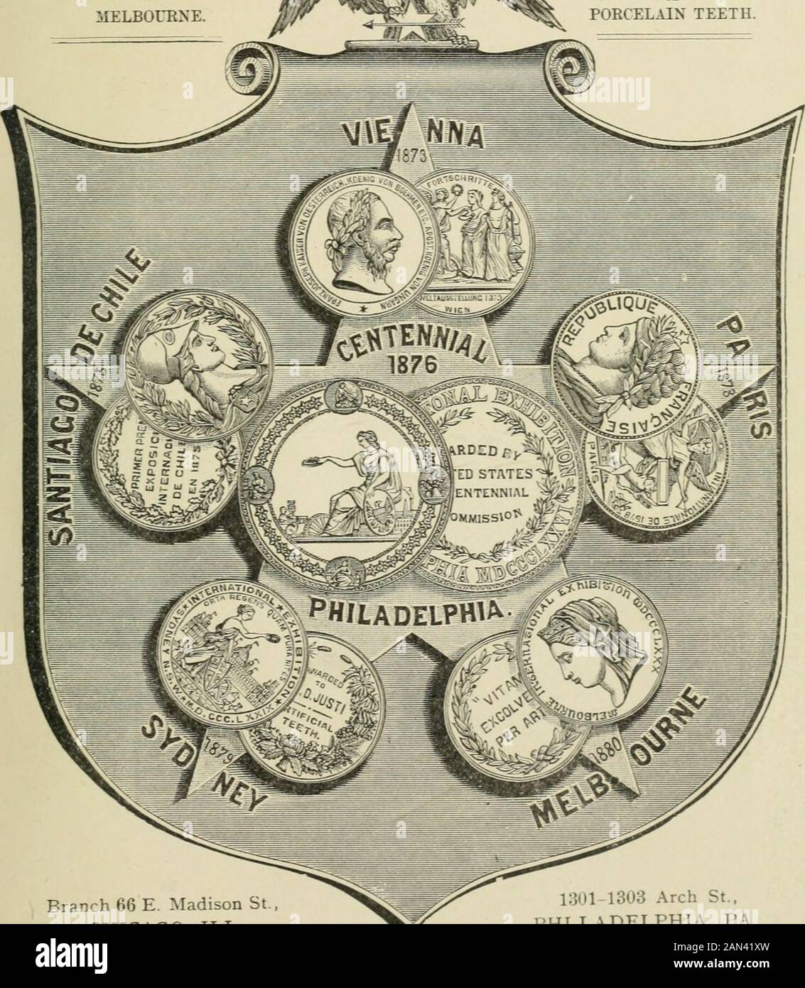 Transaktionen der Illinois State Dental Society, 1892. Und bei der heiklen Vermischung des Farbschattens sind sie eine bedeutende Fabrik. In Stt^ength -? Sie verfügen über ein Höchstmaß an Konsistenz, wobei die übrigen erforderlichen Qualitäten beibehalten werden. Itwould könnte durchaus möglich sein, Zähne viel stark machen, die Schönheit der Form missachten und einen groben, dicken Block bilden, aber das sollte sein und zweifellos würde, auf einmal abgelehnt von Zahnärzten und Patienten. In Adaption- =--? Für die alveoläre RID^s^Reat wurde jede erforderliche^und schließlich bitten wir um das Produkt unserer Fabrik nur a Stockfoto