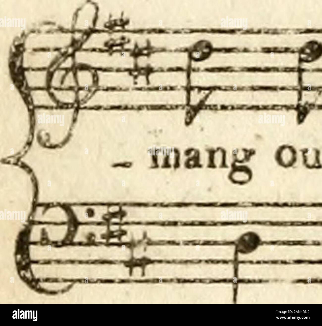 Die Schotten Musical Museum: Bestehend aus sechs hundert Scots Songs mit der richtigen Bässe für das Klavier forteHumbly zum Fang Club gewidmet an EdinrJune 1771 eingeleitet. . Tf P".? L. -= F FT: gssLLLn-a^^ fl 11g Fn.  Mang unsere Damen ein, und Datei dare na an den Besenstiel nae Mair, Gae. ? ? J" n ¥ W^pi Eine Dame zu einem andern whifperd, der Ginster blüht Bonie, der Ginster blüht Messe; Lady Margets wi Kind Sir Richard ihr Bruder, und Fhe dare na an den Besenstiel nae Mair, Gae. ++++++++++++++++++ O whtn, dass Sie meine Laute lauten Schrei, der Ginster blüht &c. Dann ihre Bogen und lassen Sie ihre arro hören Stockfoto