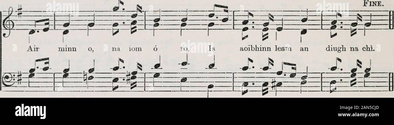 Coisir Ein Mhd M Sammlung Der Galischen Lieder 1896 1910 Id De N T Saoghal Mhor alamy