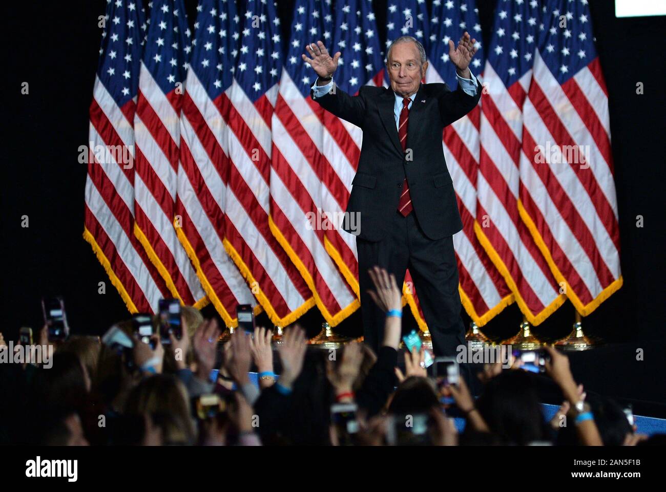New York, NY, USA. 15 Jan, 2020. Mike Bloomberg anwesend für Frauen für Mike Bloomberg 2020 Kick-Off-Veranstaltung, Sheraton New York, New York, NY 15. Januar 2020. Credit: Kristin Callahan/Everett Collection/Alamy leben Nachrichten Stockfoto