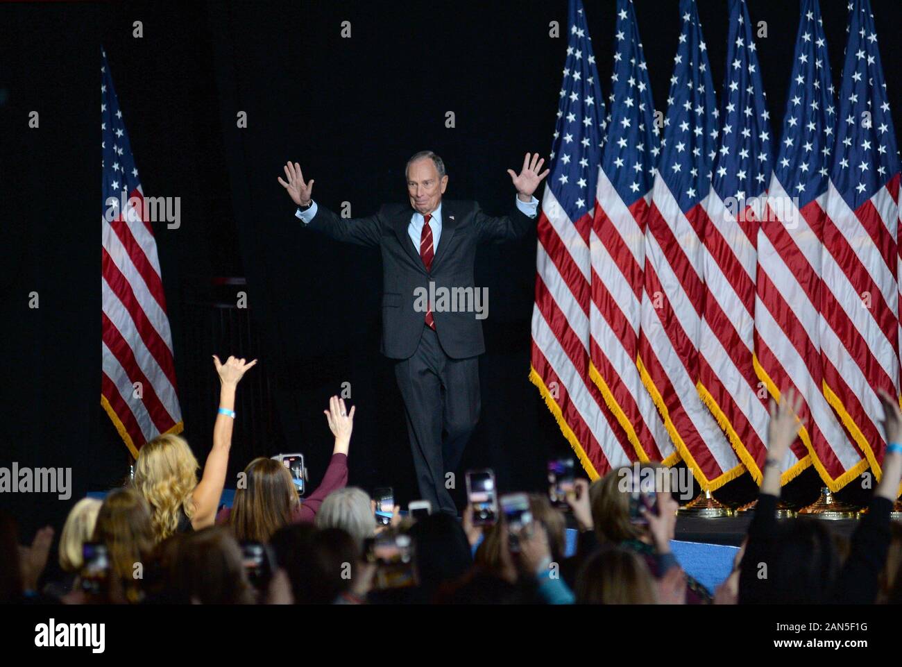 New York, NY, USA. 15 Jan, 2020. Mike Bloomberg anwesend für Frauen für Mike Bloomberg 2020 Kick-Off-Veranstaltung, Sheraton New York, New York, NY 15. Januar 2020. Credit: Kristin Callahan/Everett Collection/Alamy leben Nachrichten Stockfoto