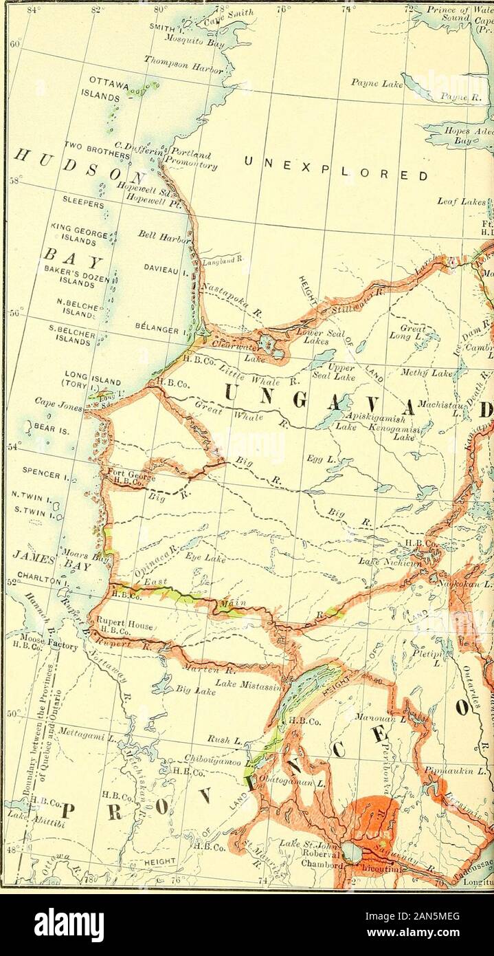 Labrador, das Land und die Menschen. ee Inder, die Hudson Bay. . 195 Davis Inlet Montagnais 195 Indianer beobachten die Karibus an einer Kreuzung. . 206 Nascaupee Indianer bei Davis Inlet 206 Blubber Yard bei Hebron 211 Das S. S. Harmonie zu Rama 222 Okkak 227 West Coast Eskimo 231 eine Fischereiflotte begrüßte die Mission Boote Anreise 234 St. Antonius Krankenhaus 238 Innenraum von St. Antonius Krankenhaus 238 Schlacht Hafen - das Krankenhaus auf der linken Seite. . 243 ein Besucher aus dem Norden 243 Mission S. Strathcona 246 Wo die Rentiere Grasen 254 Dp: ger-Team. 259 Die Herde im Sommer. . . . 263 Nach einem langen Flug 26. Stockfoto