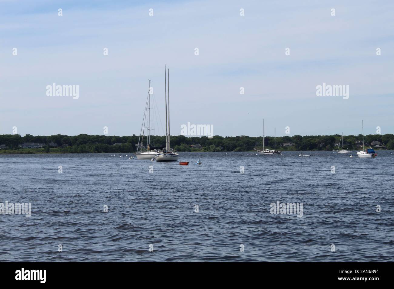 Ein schönes Segelboot Stockfoto