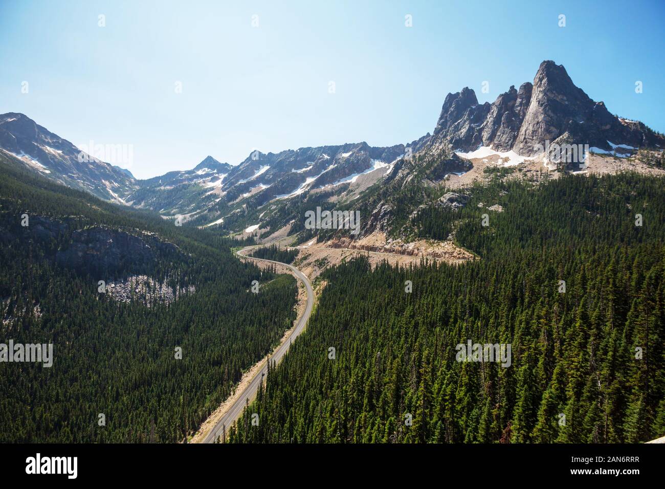 Schönen Berg im North Cascade Range, Washington/USA Stockfoto