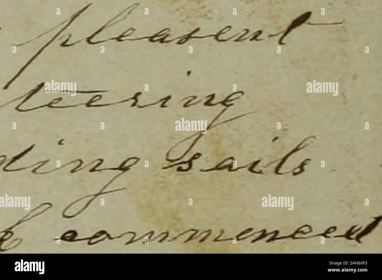 [Benjamin Tucker (Schiff), des New Bedford, Mass., erarbeitet von Daniel BWood, gehalten von Daniel AChappell, auf der Reise von 1849 Juli 18-1851 Juni 1]. dn ** Mf s#^y^ Ls ^ £ e^z&gt;? s&gt; ^.- f-&lt;&lt; ^^7^y^^^^^^^^2^^^^^ Y* -^^^ 4*&lt;*?^*****. Stockfoto