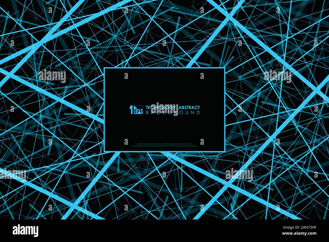 Abstract Blue Line tech Design des futuristischen Muster Hintergrund. Verwenden Sie für die Vorlage, ad, Artwork, Poster, Poster. illustration Vector EPS 10. Stock Vektor