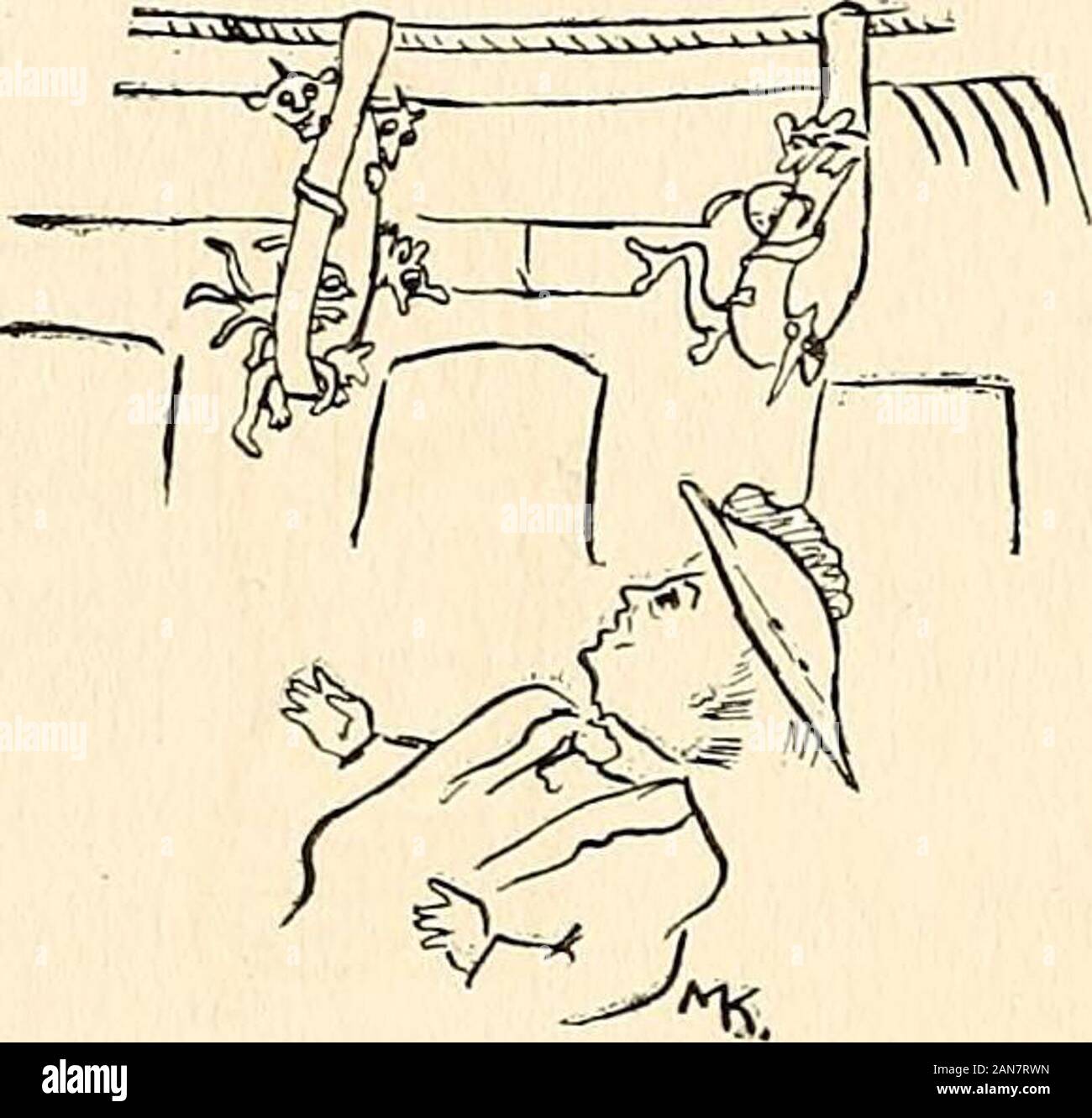 Milady in Braun 1909. Sieht, dass unsere Liebe Minnie T., Thegreattallladyin Baniani-Baylee. Sehen em-Mikroben ZU SEHEN OURSEUS Maria Burford Stockfoto