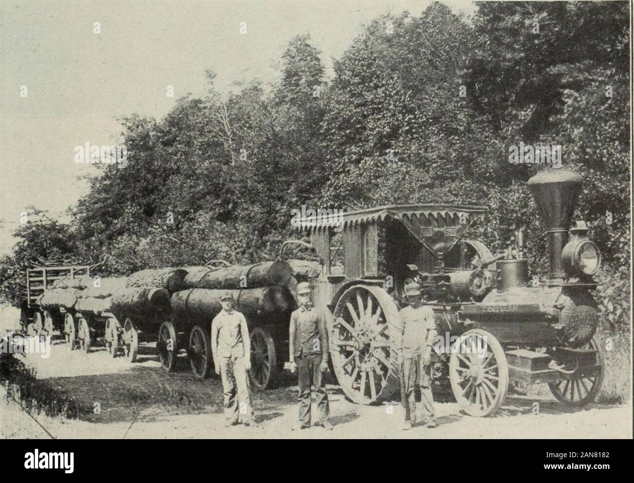 Fabrik- und Industrial Management. Ein Druckluft- Lokomotive. Manometer 3 ft., Speicher Druck S 50 lb., Betriebsdruck 3 30 lb. Gewicht 22.100 lb.; tractivepower (max.) 4797 lb. Amerikanische Lokomotive Co Plätze mit Strom und Dampf zu konkurrieren, hat es einen entschiedenen Vorteil gegenüber den anderen dort, wo die Gefahr von Feuer ist, wie indangerous Kohlebergwerke, Pulver Mühlen, Cotton Mills, oder wo auch immer die explo- oder besonders leicht entzündliche Materialien hergestellt. Statt einer gewöhnlichen Lokomotivkessel diese Motoren ontor mehr haben Lagertanks mit Luft mit hohem Druck befüllt. Es wird angegeben Stockfoto