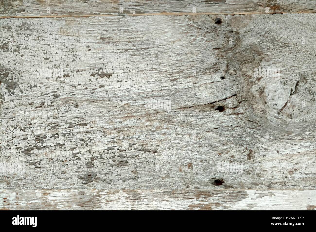 Ein Holz Tafel plank an einer Wand Stockfoto