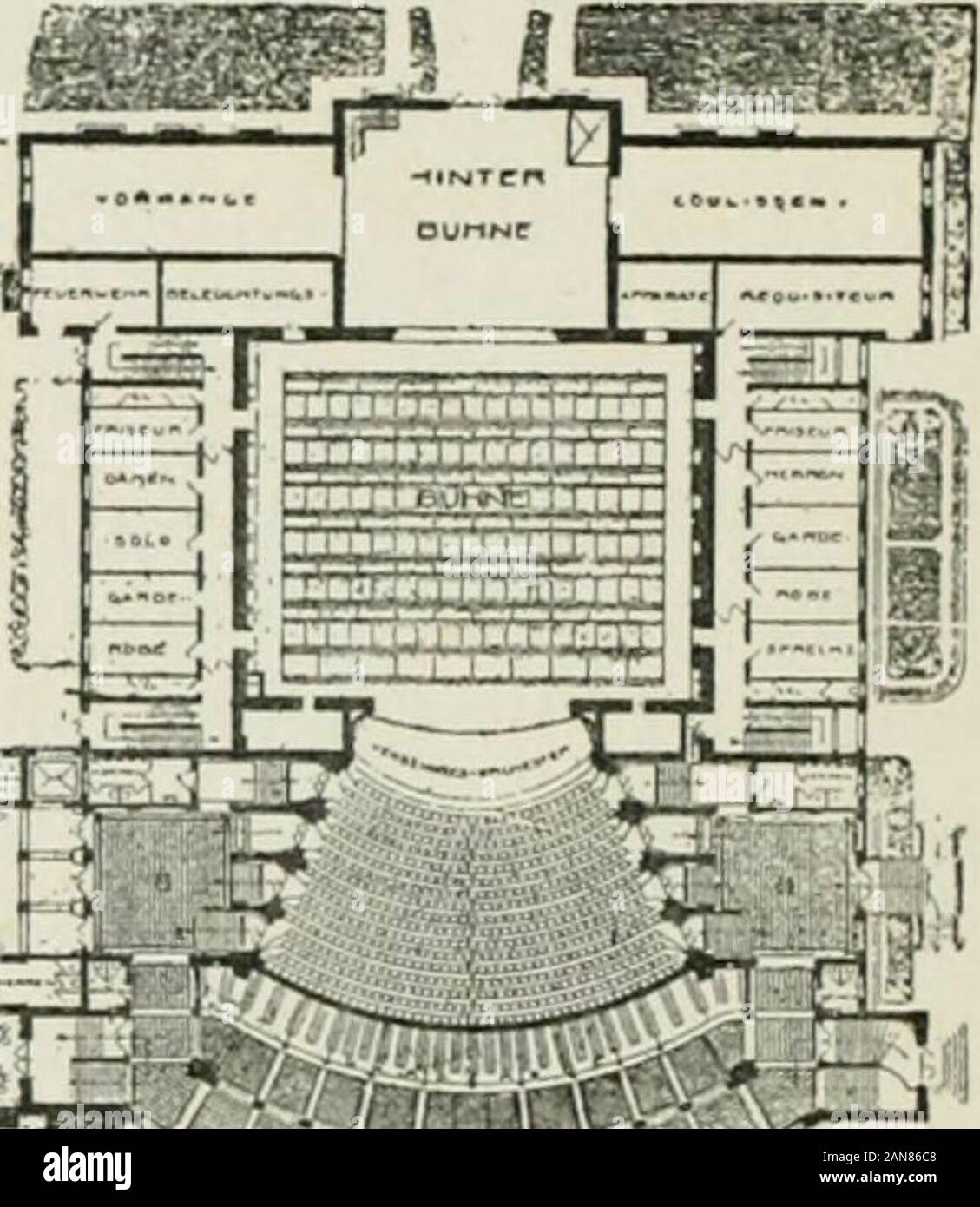 Der neue Geist in Drama und Kunst. Architekten, Heilmann und Litlmann. Plan des Prinzregenten Theater, München. Erbaut 1900-1901. IX DER NEUE GEIST IN WIEN die Entwicklung der Stadt und der architektonischen Wiedergeburt, die Kaiserlichen Kunst andCraft Schule von Wien - Die weit verbreitete Einfluss - Die Kunst der thetheater Bewegung - Musik Tendenzen. Viennas zu dieser Jahreszeit tot. Youll nichts finden Sie tointerest, sagte jemand zu mir nach München. Ich antwortete, ich werde gehen, alle die gleichen. Ich will nicht, dass Bit ofunmatchable Landschaft auf der Donau zwischen Passau und thedead Stadt. Die Musik der Romantik Ausdehnung der SCE Stockfoto
