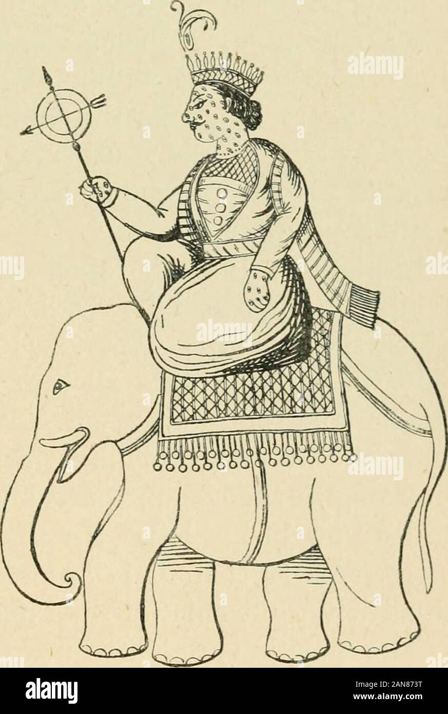 Der hinduistischen Mythologie, Vedische und Purânic. (45) KAPITEL VII. Der Sturm Gottheiten. I. INDRA. Wie bereits bemerkt wurde, Indra, zusammen mit Agni und Surya, durch Opfer, die Vorherrschaft über die anderen Götter; und wenn wir von der Anzahl der Hymnen addressedto ihn in den Veden beurteilen kann, er wasthe beliebteste Gottheit. Er ist der Gott der Firma-ment, in dessen Händen thethunder und der Blitz; atwhose Befehl die refreshingshowers fallen die earthfruitful zu rendern. Wenn es getragen inmind, die in Indien für die Erde ist monthstogether exposedto der sengenden Strahlen der Handelsblatt, manchmal ohne s Stockfoto