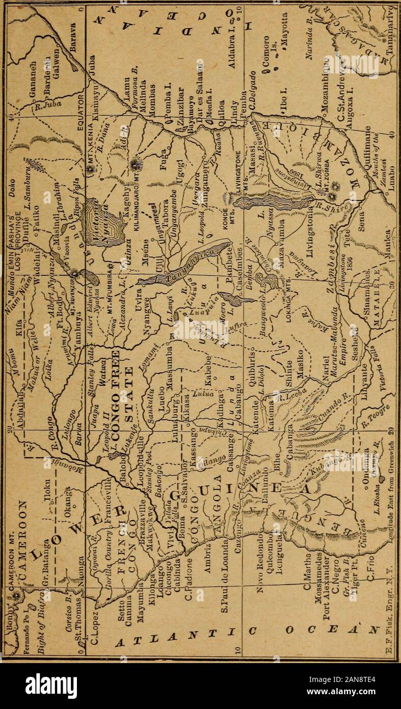 Henry MStanley; eine Aufzeichnung seiner frühen Leben und Kämpfe; seine Karriere in der Konföderierten Armee, in den Vereinigten Staaten, Marine und als Kriegsberichterstatter in Abessinien; wie er fand, Livingstone, des Kongo verfolgt, und der Freistaat Kongo, gegründet mit einer vollen Berücksichtigung seiner neuesten und größten Errungenschaft, die Rettung von Emin Bey. Y. waren geräumig und ausreichend für alldemands, wahrscheinlich waren auf Sie gemacht werden. Durch Mieten oder Kaufen Grund genug war, auf besecured angrenzend an die Stationen, um in der Zeit enablethem, um sich selbst wenn thedispositions der Ureinwohner sollte Stockfoto