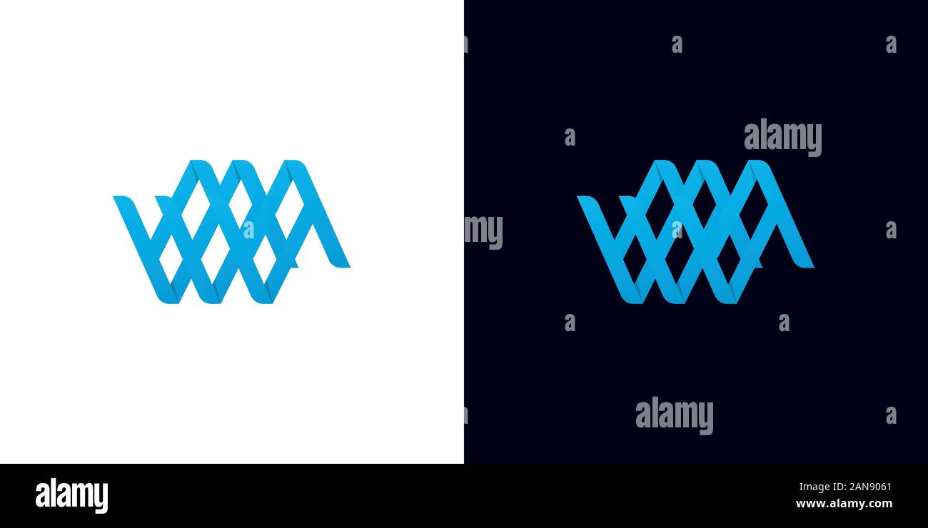 Einzigartige Logo, welches Ihrem Unternehmen helfen kann, angebaut Stock Vektor