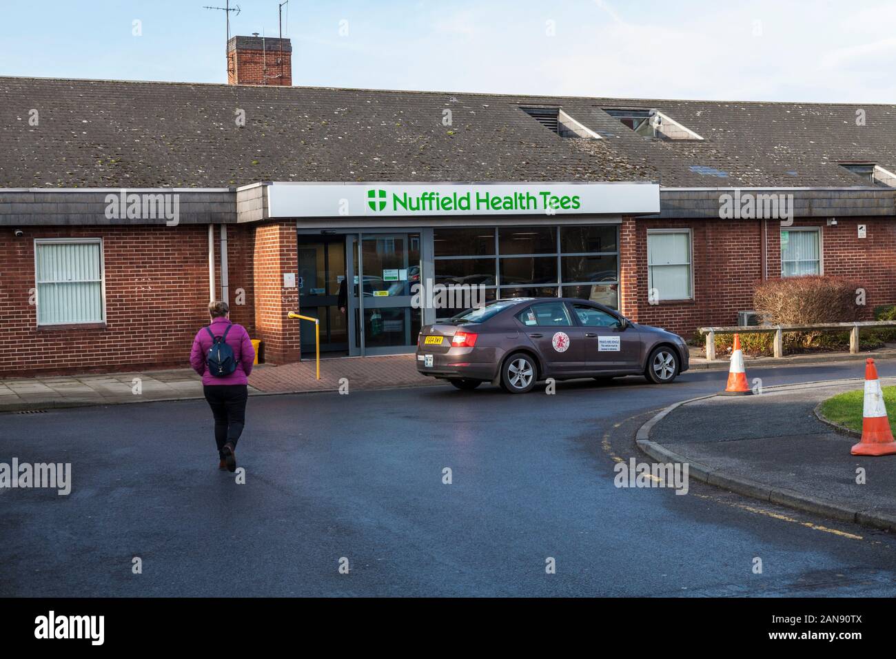 Nuffield Health T-Stücke Krankenhaus bei Junction Road, Norton, Stockton on Tees, England, Großbritannien Stockfoto