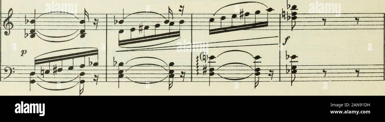 Madame Butterfly (d'après John llängs et David Belasco): Drame lyrique en trois Actes de MMLIllica et GGiacosa. J.=63 Schmetterling ï^S R F17^j>? Ta ble, au vor? /C h i i J#*. = 63 m w> ?=f ï # § la. ble, dit au ma S3.....z #1 "Ri: ^A - 5C: j C C C 111860 £ 1?" 1 Ich 144 BUTTERFLY ft l^ff i1/O Meno JWWT P P^W^e "Vous Voulez rompre, et pour queLle rai. Sohn? Le ma Ri a" ge f * Meno J -- eine Te Te i> als Schmetterling È f (. comiquement; p 11 p p M r n j>T jiji P^FS-?* - mest e xé cra bleU et le Bon ju g-e: "Ah! Mi se Jb te fc ï. 4-/7 2?-"-î-* • £ f>* o Stockfoto