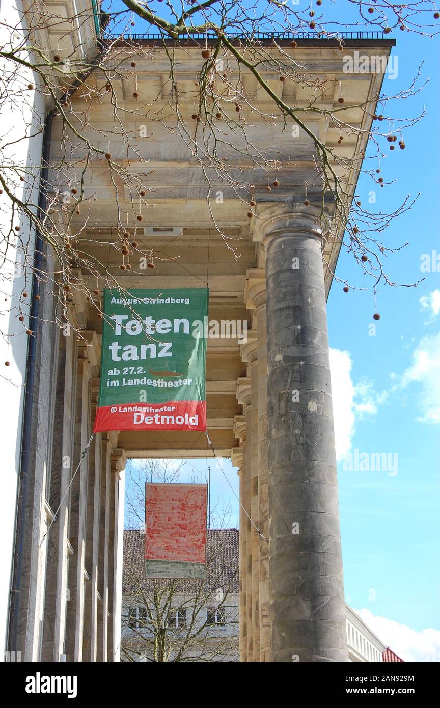 Das Theater in Detmold, Deutschland Stockfoto