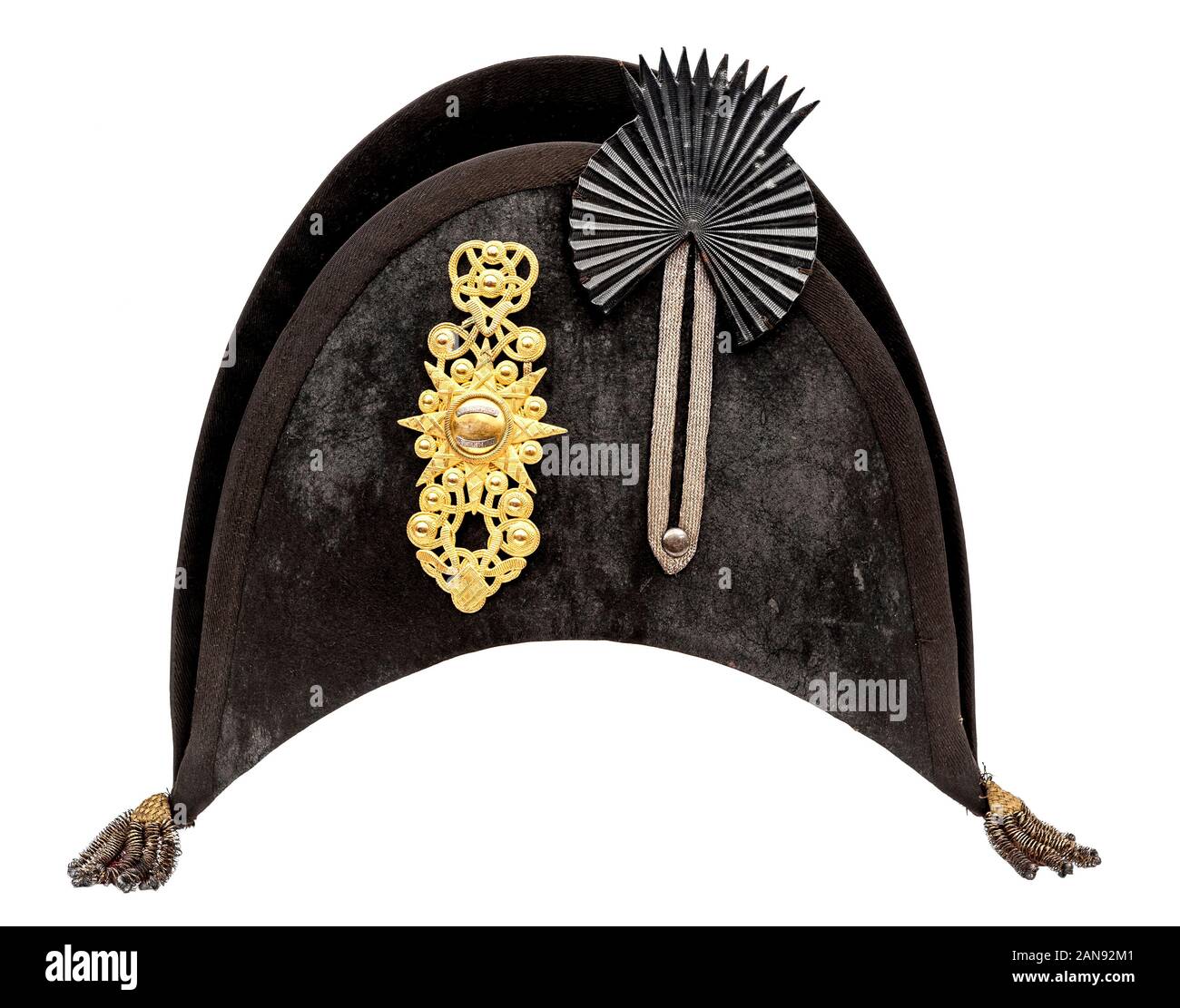 Ein britischer General Officer Dreispitz aus den Napoleonischen Kriegen Stockfoto