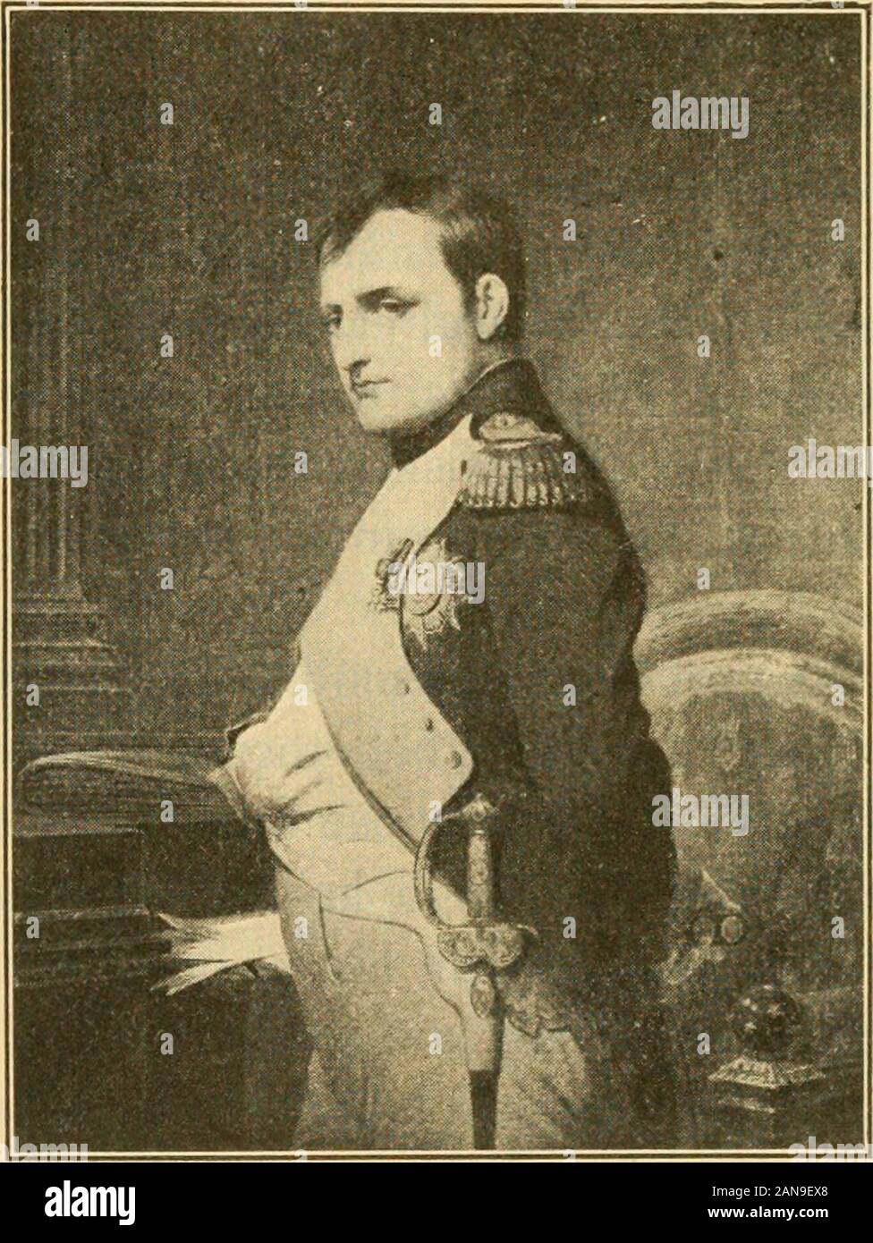 Die moderne Welt, von Karl dem Großen bis in die heutige Zeit; mit einer vorläufigen Umfrage von alten Zeiten. Der Krieg der Halbinsel. - Portugal lehnte confiscateEnglish Schiffe in ihren Häfen. Daraufhin schlug Napoleon toSpain eine Abteilung von Portu- gal, ein Versprechen zu halten, er neverintended marchedhis Armeen durch Spaininto Portugal, und Trade Boxes-Pied, Land. Shortlyafterward, durch ein Streit in der royalhouse Spanien profitieren, Er de-stellte die Bourbon dynastythere und platzierte seine ownbrother Joseph auf theSpanish Thron. Aber theproud und patriotische Span - iards Rose gegen die ty-rant. Hier Napoleon h Stockfoto