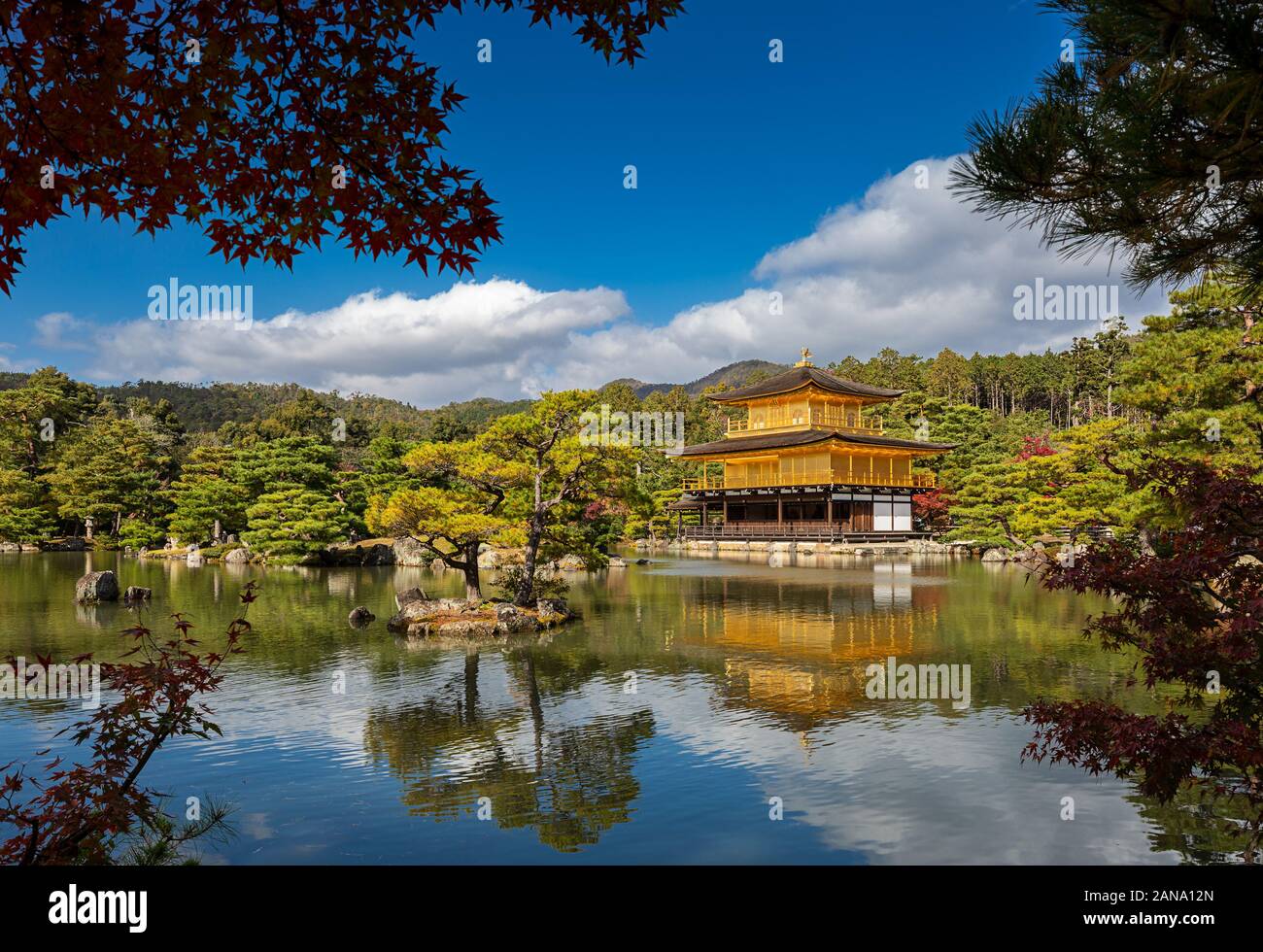 Kinkakuji Golden Temple in Kanazawa, Japan Stockfoto
